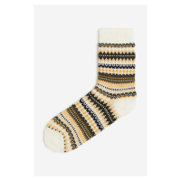 H & M - Ponožky z vlněné směsi - béžová