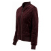 Dámská bunda // Urban classics Ladies Diamond Quilt Velvet Jacket burgundy