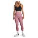 Černé sportovní crop top tílko Under Armour Meridian Fitted CropTankPrnt