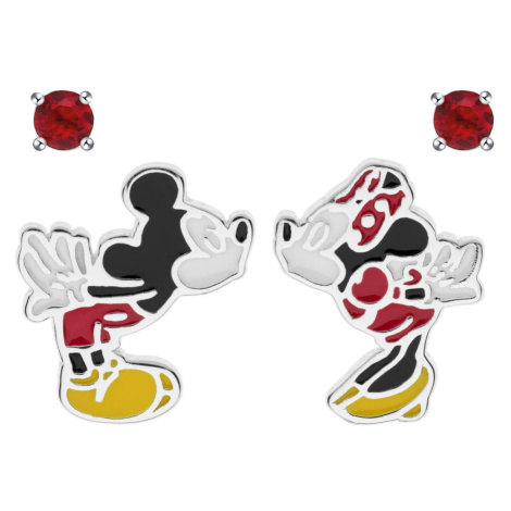 Disney Stříbrná sada náušnic Mickey and Minnie Mouse SS00004SRRL.CS