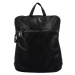 Praktický dámský koženkový kabelko/batůžek Reyes, černá