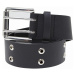 Dámský pásek // Urban Classics / Double Eyelet PU Belt black