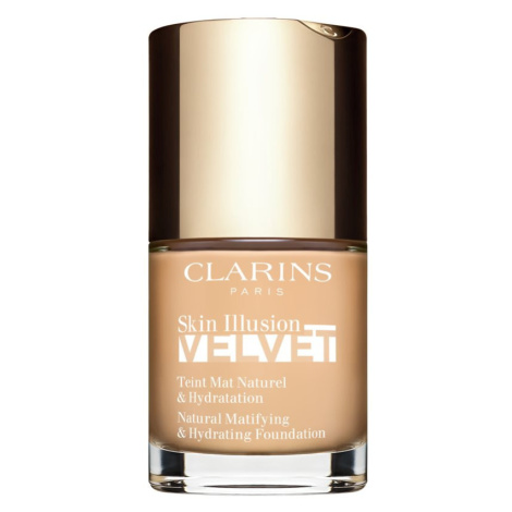 Clarins Skin Illusion Velvet tekutý make-up s matným finišem s vyživujícím účinkem odstín 103N 3