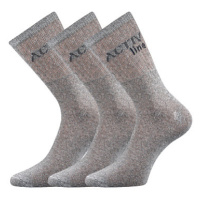 BOMA® ponožky Spotlite 3pack světle šedá 1 pack 112928