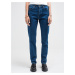 Big Star Woman's Tapered Trousers Denim 190059 Dark Denim-500