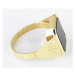 Pánský prsten ze žlutého / bílého zlata 002 + DÁREK ZDARMA
