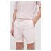 Plavkové šortky Guess růžová barva