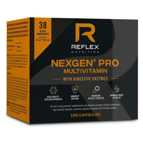 Nexgen® PRO + Digestive Enzymes 120 kapslí - Reflex Nutrition