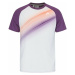 Head Performance T-Shirt Men Lilac/Print Perf Tenisové tričko