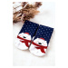 Vánoční ponožky Medvídci Námořnická modř