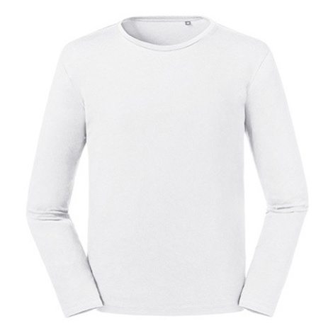 Russell Pánské tričko s dlouhým rukávem R-100M-0 White