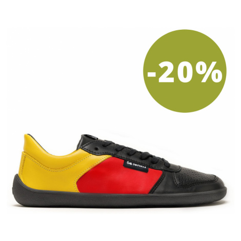 Barefoot tenisky Be Lenka Champ - Patriot - Black, Red & Gold 40