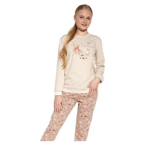 Dívčí dlouhé pyžamo Cornette 592-594/165 Evening