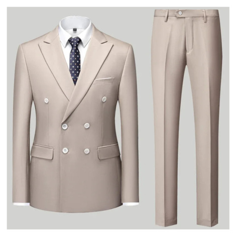 Společenský pánský oblek dvouřadé sako a kalhoty