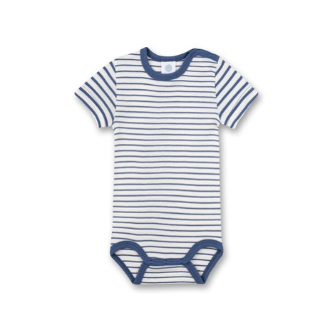 Sanetta body krátký rukáv modře pruhované Sanetta Kidswear
