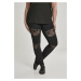 Dámské legíny // Urban classics Ladies Laces Inset Leggings black