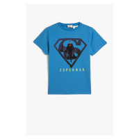 Koton Chlapecké licencované tričko s krátkým rukávem Superman Superman 3SKB10558TK