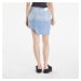 Sukně Daily Paper Zella Monogram Denim Skirt Mid Blue