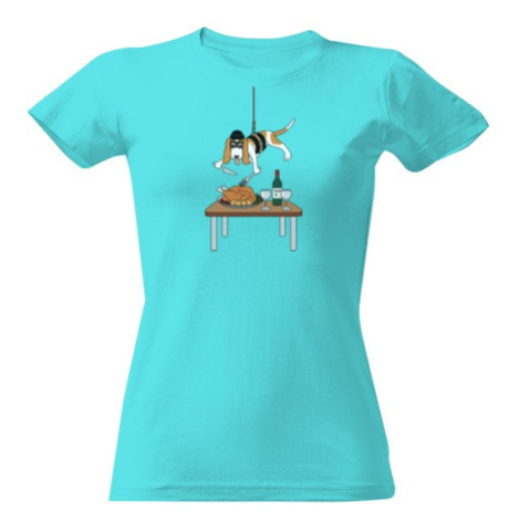 Dámské tričko Pes zloděj