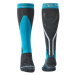 Pánské ponožky Bridgedale Ski Midweight gunmetal/blue/003
