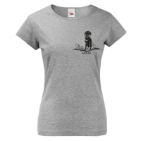 Dámské tričko pro milovníky psů Zlatý retrívr - dárek pro pejskaře