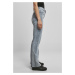 Dámské kalhoty // Urban Classics Ladies High Waist Straight Slit Denim Pants tintedlightbluewash