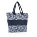 Elegantní nákupní kabelka na zip Reisenthel shopper e1 signature navy RJ4073