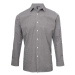 Premier Workwear Pánská bavlněná košile s dlouhým rukávem PR220 Black