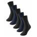 SCHIESSER Ponožky černá / námořnická modř