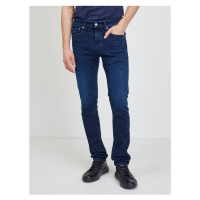 Tmavě modré pánské skinny fit džíny Calvin Klein Jeans