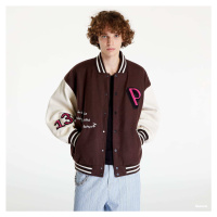 PREACH Patched Varsity Jacket Brown/ Creamy