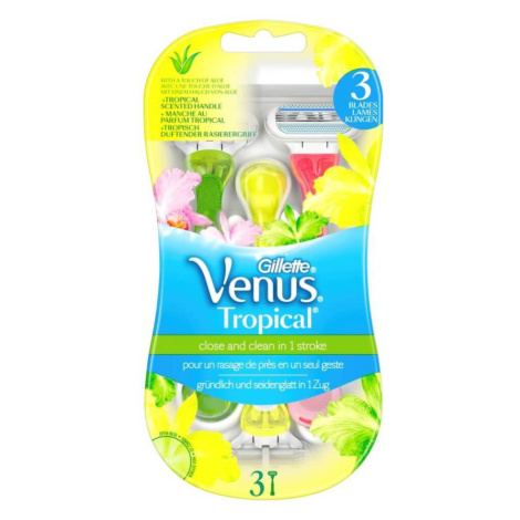 GILLETTE Venus Tropical Dámská pohotová holítka 3 ks