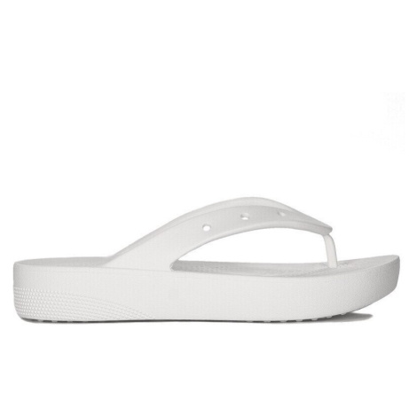 Crocs Platform Flip Bílá