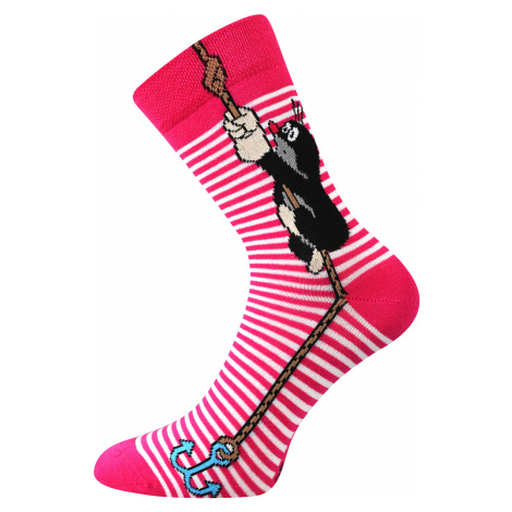 Dámské ponožky Boma - KR 111, růžová Barva: Růžová