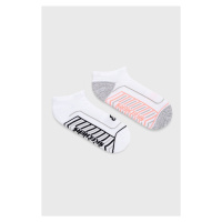 Ponožky Skechers (2-pak) bílá barva