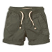 Kraťasy chlapecké bavlněné, Minoti, 1PSHORT 4, khaki - | 12-18m