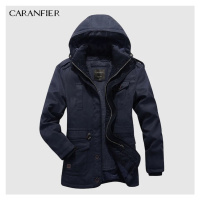 Zimní pánská parka Cashmere Military s kapucí