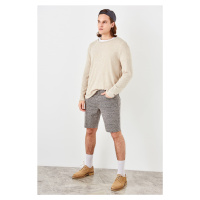 Trendyol Beige Male Printed 5 pocket shorts