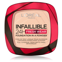 L’Oréal Paris Infaillible Fresh Wear 24h pudrový make-up odstín 180 Rose Sand 9 g