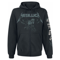 Metallica S&M2 - Skull Mikina s kapucí na zip černá