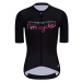 HOLOKOLO Cyklistický dres s krátkým rukávem - CYCLIST ELITE LADY - růžová/bílá/černá