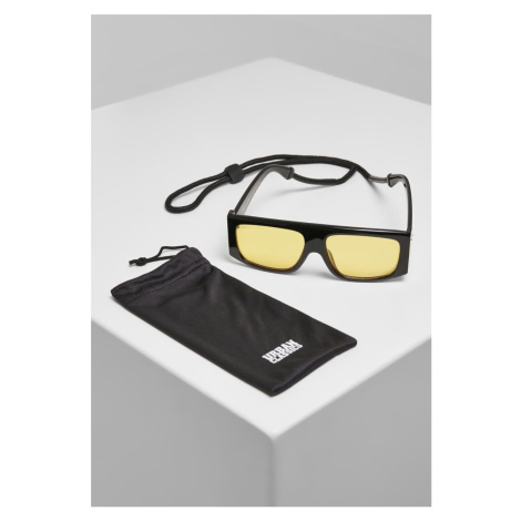Sluneční brýle Raja s páskem černo/žluté Urban Classics