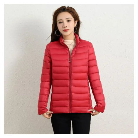 Dámská zimní bunda – zateplený krátký kabát slim