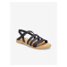 Crocs černé páskové sandály Tulum Sandal