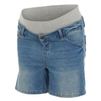 mamalicious Těhotenské shorts MLFONTANA Light Modrý denim