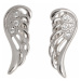 Stříbrné naušnice andělská křídla STNAU0692F