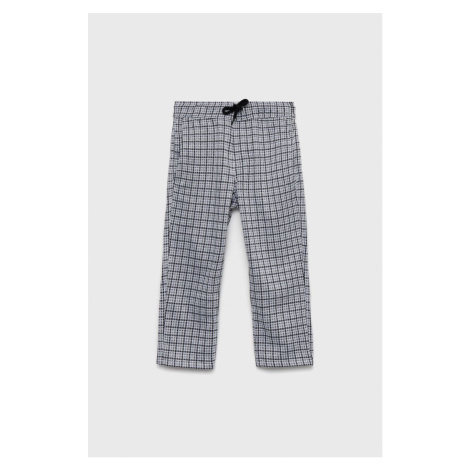 Dětské kalhoty Abercrombie & Fitch šedá barva, vzorované