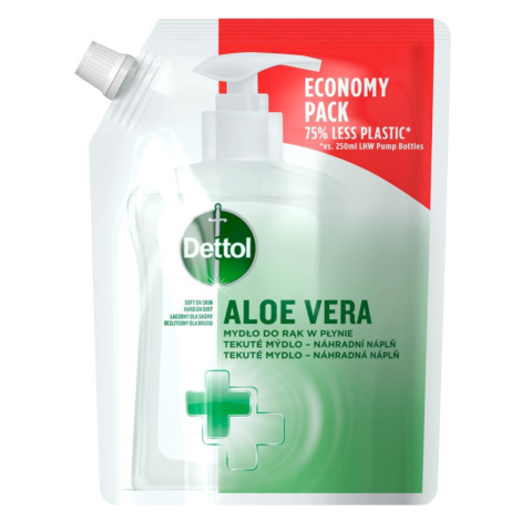 Dettol Mýdlo tekuté Náhradní náplň Aloe Vera a vitamín E 500 ml