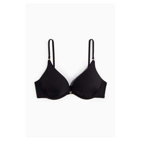 H & M - Bikinová podprsenka super push-up - černá H&M