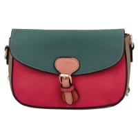 Trendy malá dámská koženková crossbody Susana, modrá